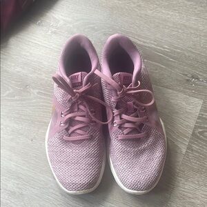 Nike Pink Textured Sneakers